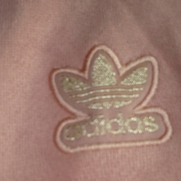 ADIDAS WOMENS PINK OVERSIZED MEDIUM -1X SWEATSHIRT - Picture 5 of 6